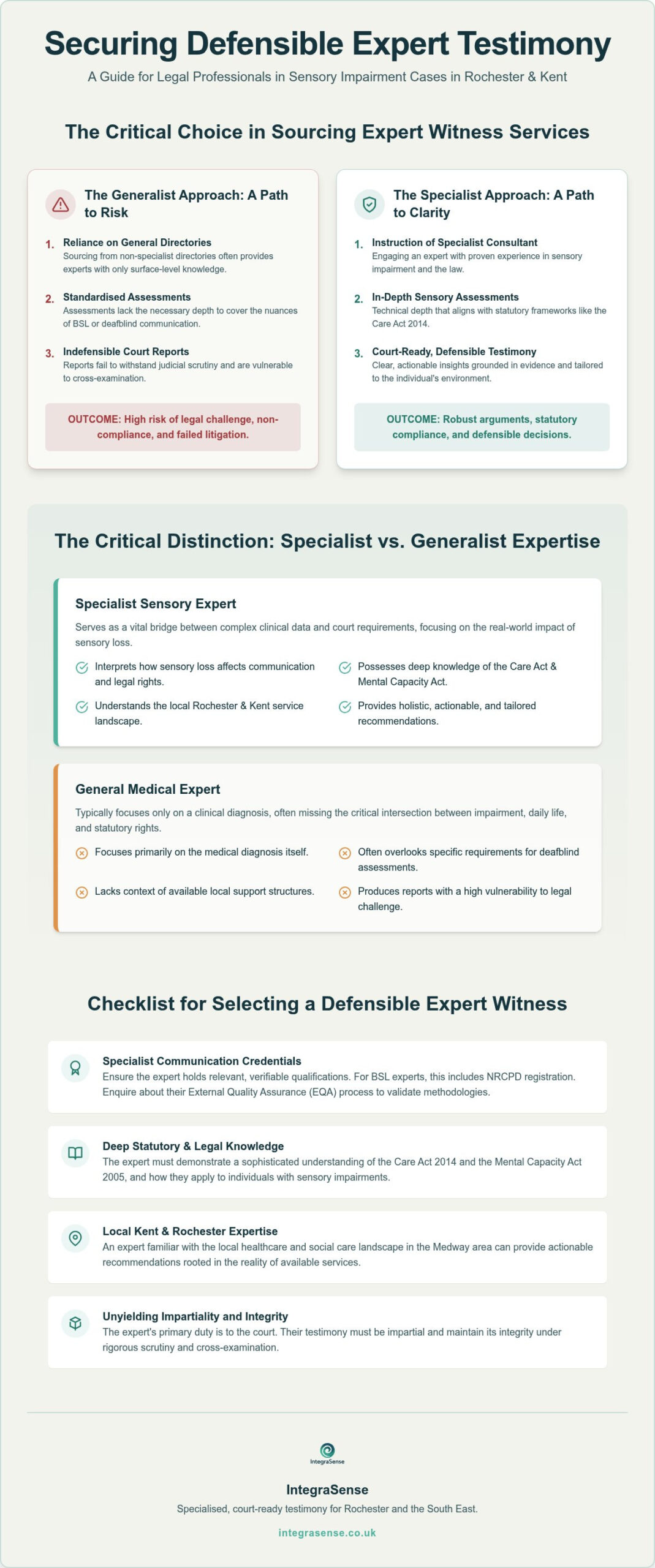 Expert Witness Services in Rochester: Specialist Legal Support for Sensory & Communication Cases