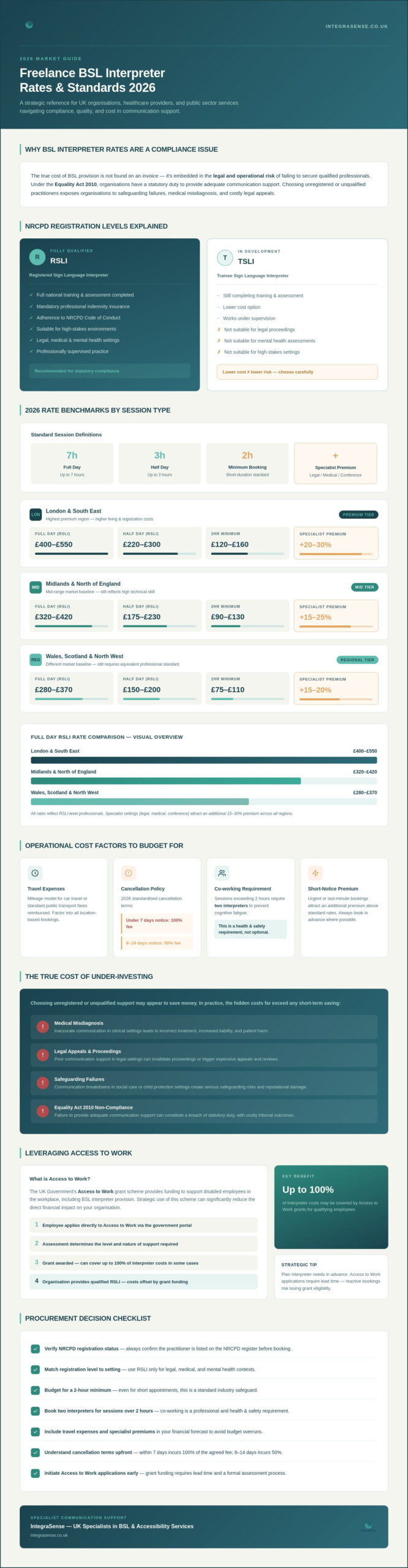 Freelance BSL Interpreter Rates 2026: A Strategic Guide to Budgeting and Compliance