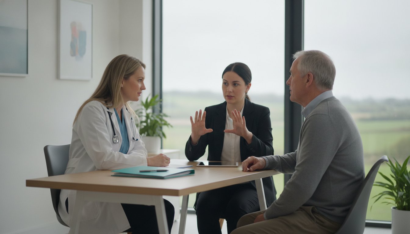 BSL Interpreter for NHS Kent: Communication Support Guide